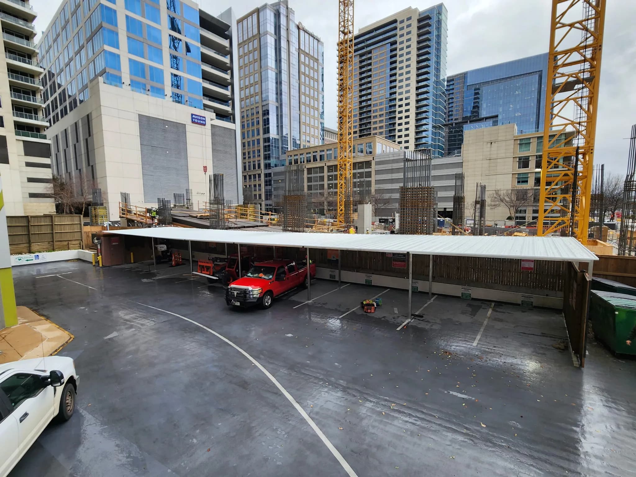 Commercial canopy structure