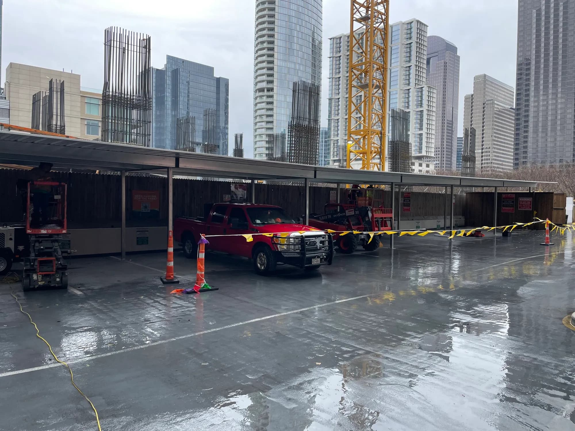 Bank of America Canopy: 3-Day Install, Real Steel Canopies