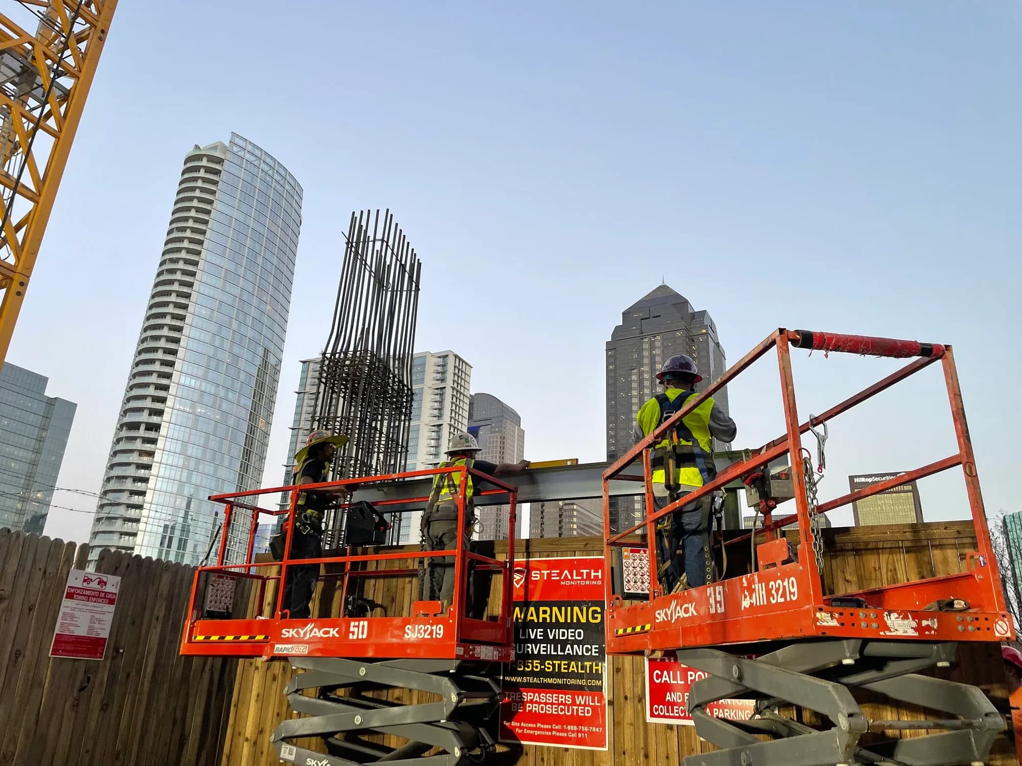 Bank of America Canopy: 3-Day Install, Real Steel Canopies
