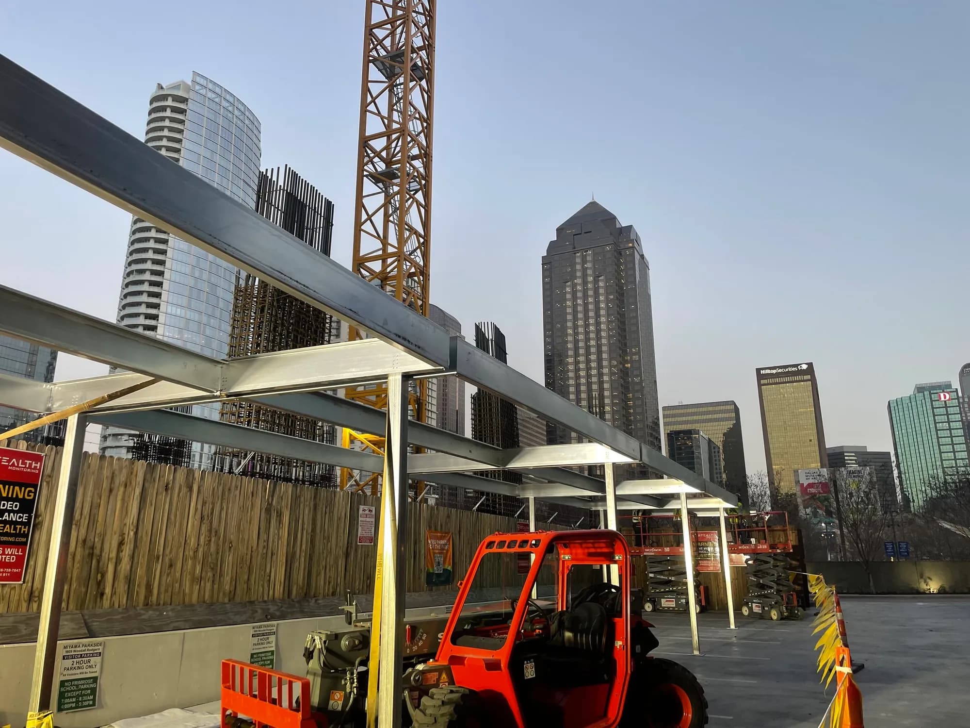 Bank of America Canopy: 3-Day Install, Real Steel Canopies