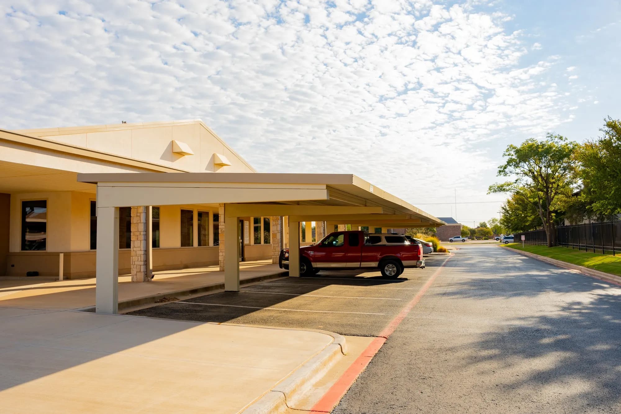Texas Mutual Insurance Canopy, Real Steel Canopies